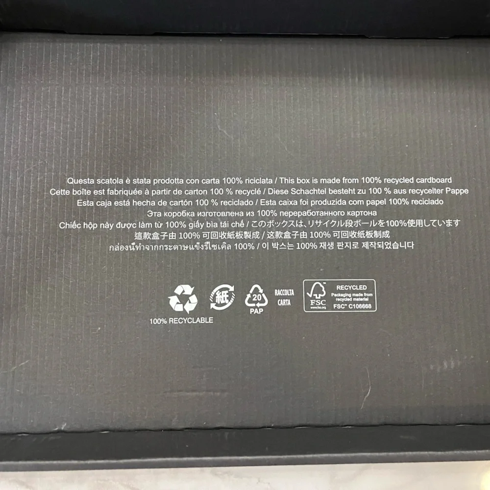 Authentic Prada Black & White Milano Logo Gift Box - Picture 6 of 11